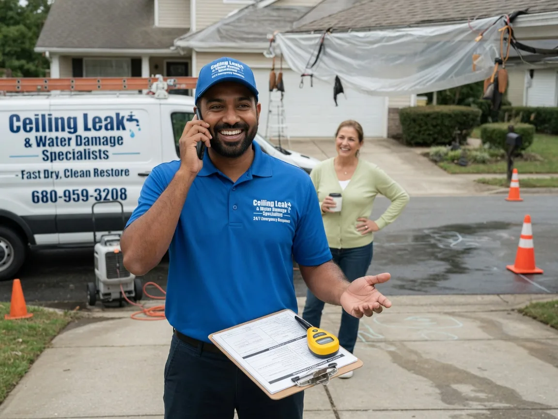 Ceiling Leak Cleanup Arbela, MO FAQs